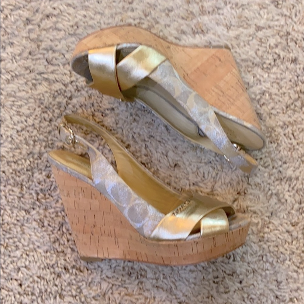 Coach wedges